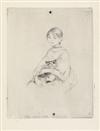 BERTHE MORISOT Two drypoints.